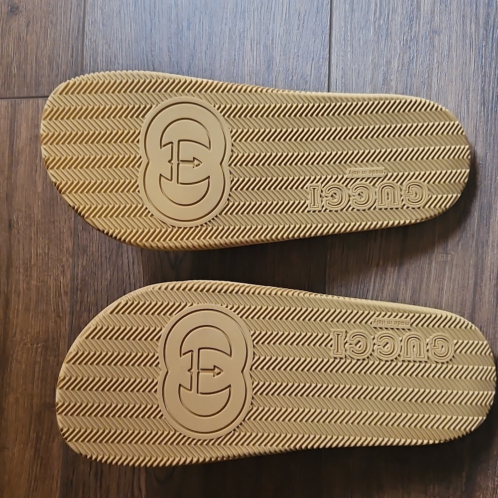 GUCCI SLIDES INTERLOCKING G ORANGE SIZE EU 40 - Picture 12 of 15